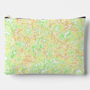 Bolsito Accesorio Grande Psicodélico Swirly Boho Hippie Colorful Marble