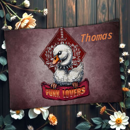 Bolsito Accesorio Grande Punk Swan: El rebelde de plumas.