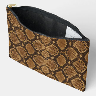 Bolsito Accesorio Grande Python Snakeskin Print