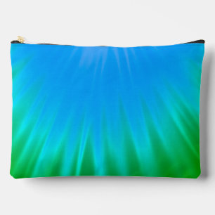 Bolsito Accesorio Grande Ray of Light Green y Blue