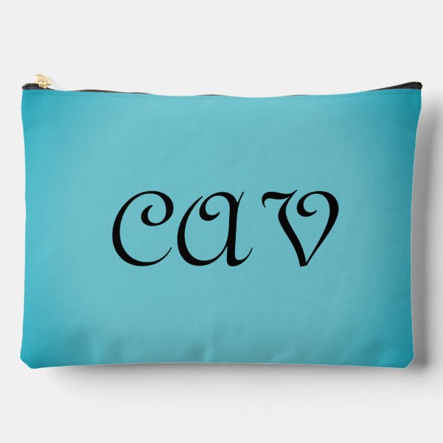 Bolsito Accesorio Grande Recoleta Cornflower Blue (Anverso)