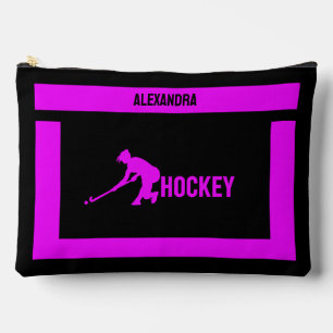 Bolsito Accesorio Grande Regalo de cumpleaños de hockey, Chica de jugador d