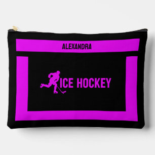 Bolsito Accesorio Grande Regalo de cumpleaños de hockey sobre hielo, Chica