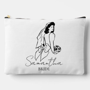Bolsito Accesorio Grande Regalo de Nombre de Novia Personalizado