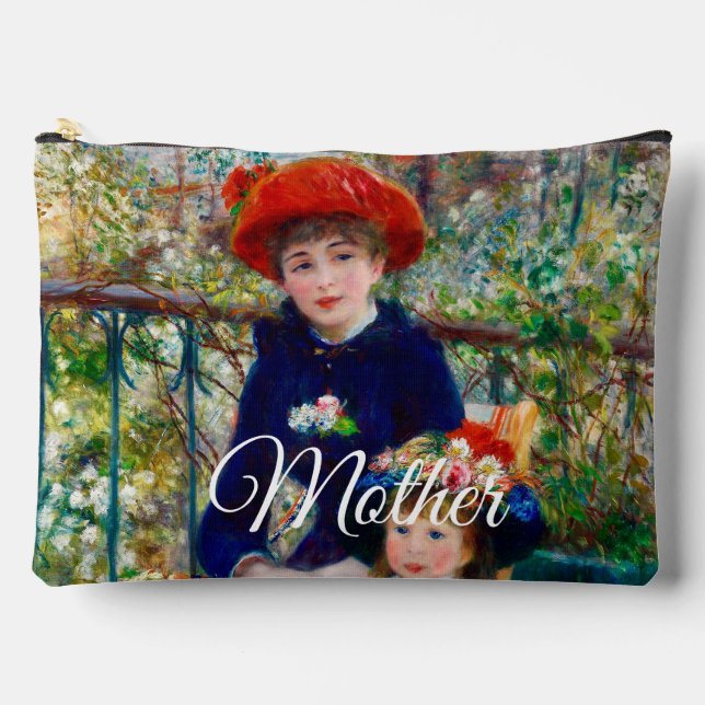 Bolsito Accesorio Grande Renoir’s Mother and Child Print Cut Sew Bag (Anverso)