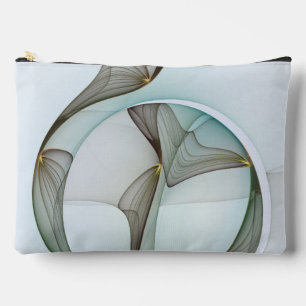 Bolsito Accesorio Grande Resumen Elegancia dorada turquesa moderna