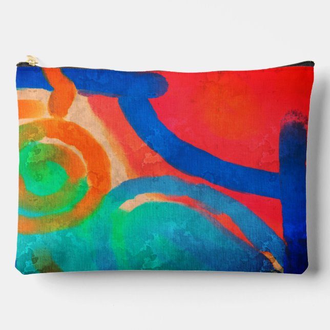 Bolsito Accesorio Grande Resumen original del arte digital (Anverso)