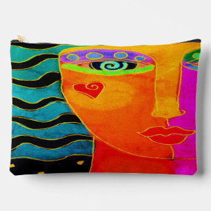 Bolsito Accesorio Grande Resumen original del arte digital