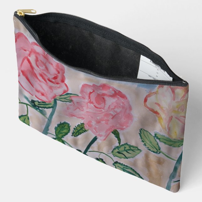 Bolsito Accesorio Grande Resumen Rosas de verano (Abierto)