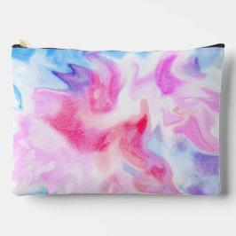 Bolsito Accesorio Grande Resumen Swirls Blue, Pink and Purple