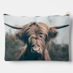 Bolsito Accesorio Grande Retrato de vaca Highland