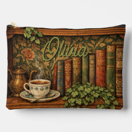 Bolsito Accesorio Grande Retro book lover book club 