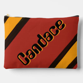 Bolsito Accesorio Grande Rojo Negro Amarillo Nombre Personalizado Deportivo