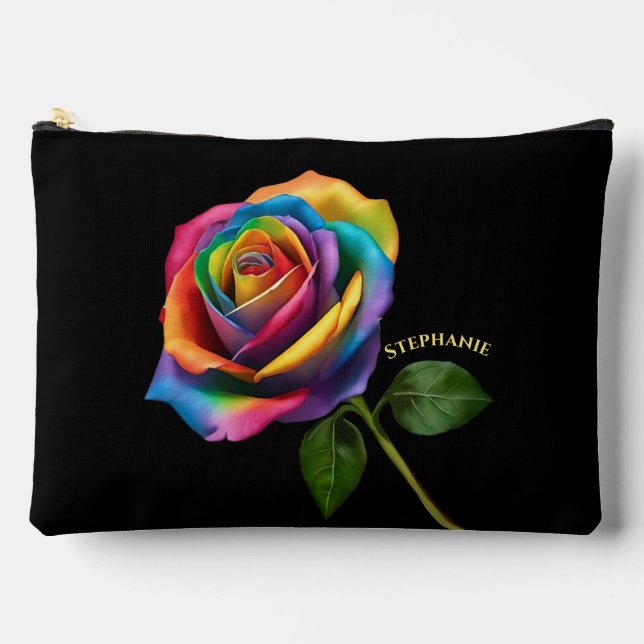 Bolsito Accesorio Grande Rosa arcoiris (Anverso)