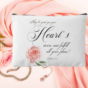 Bolsito Accesorio Grande Rosa rosa deseo del corazón 