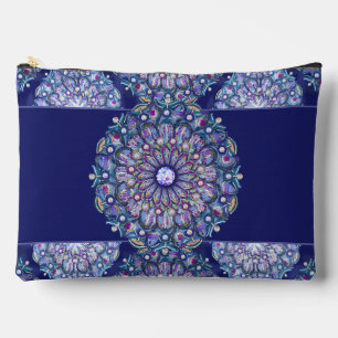 Bolsito Accesorio Grande Rosario azul