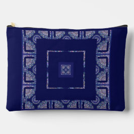 Bolsito Accesorio Grande Rosario azul