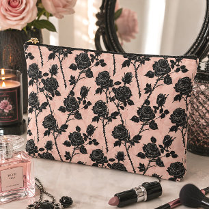 Bolsito Accesorio Grande Rosas Florales del Cementerio Rosa Gótico