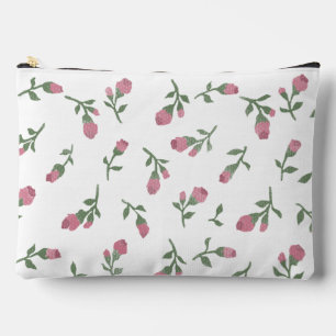 Bolsito Accesorio Grande Rosebud Zipper Pouch - Grande