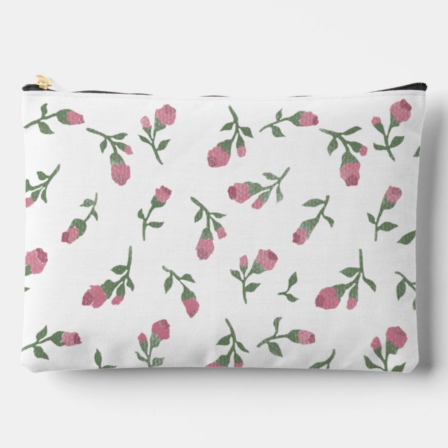 Bolsito Accesorio Grande Rosebud Zipper Pouch - Grande (Anverso)