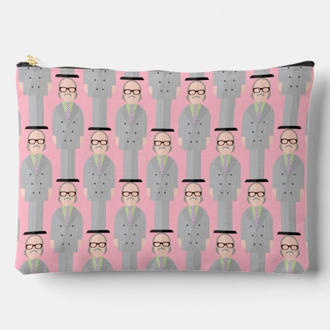 Bolsito Accesorio Grande Royal – Patterned Zipper Accessory Pouch (Anverso)