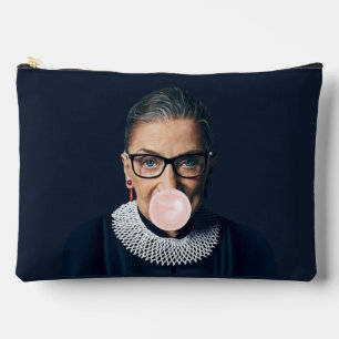 Bolsito Accesorio Grande Ruth Bader Ginsburg luce chicle rosa