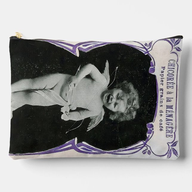 Bolsito Accesorio Grande Sad Cherub Angel Print (Anverso)