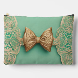 Bolsito Accesorio Grande Sage Greenery Bow Tie Arte AI