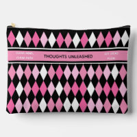 Sassy Pinkista Print Cut Sew Bag