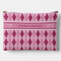 Sassy Pinkista Print Cut Sew Bag