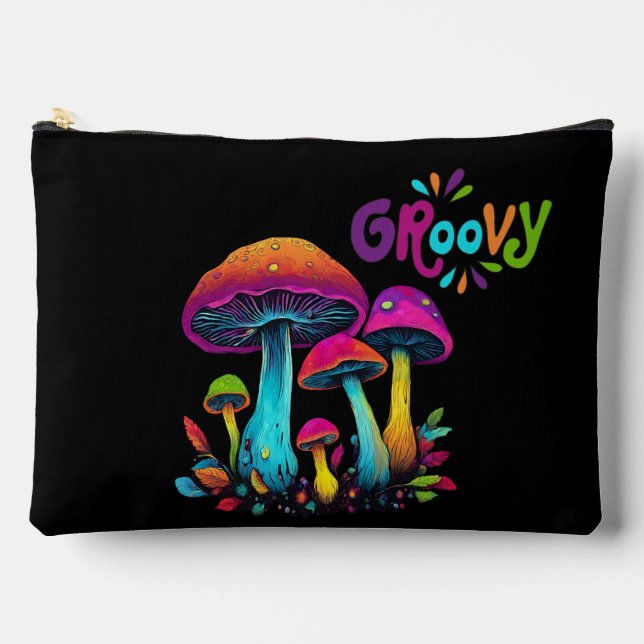 Bolsito Accesorio Grande Setas psicodélicas-Groovy (Anverso)
