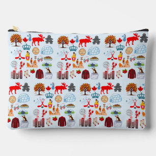 Bolsito Accesorio Grande Símbolos de Canadá