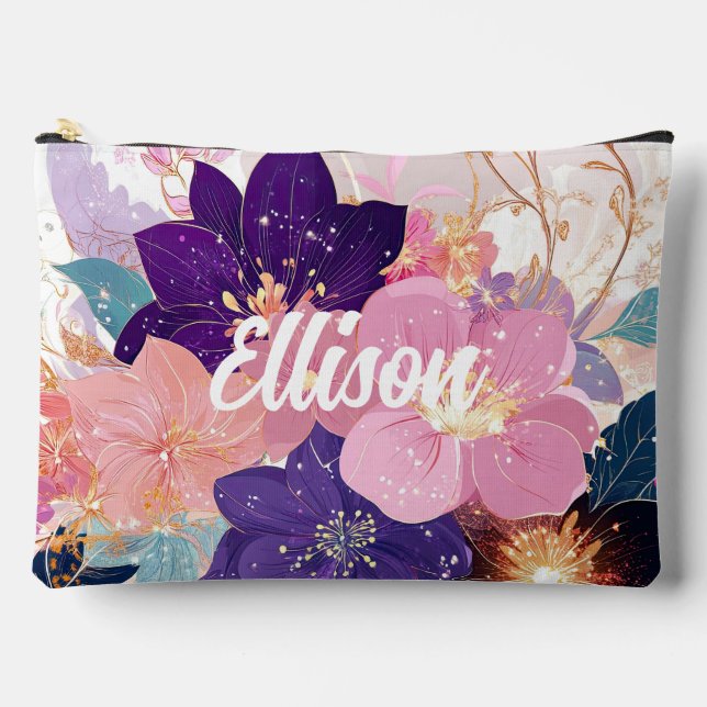 Bolsito Accesorio Grande Sinfonía floral opulenta (Anverso)