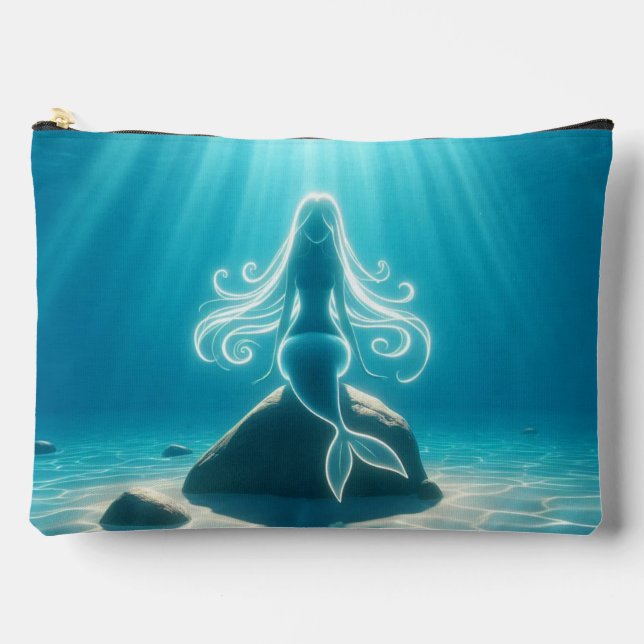 Bolsito Accesorio Grande Sirena submarina iluminada con sol (Anverso)
