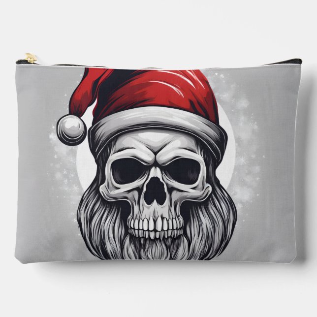 Bolsito Accesorio Grande Skeleton Santa (Anverso)