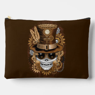 Bolsito Accesorio Grande Skull Steampunk Voodoo Retro Machine