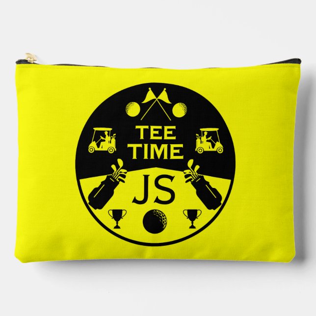 Bolsito Accesorio Grande Sobre el golfista de cumpleaños de Hill (Anverso)