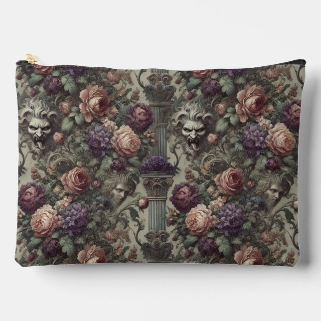 Bolsito Accesorio Grande Sociedades secretas florecen en espirales - gótico (Anverso)