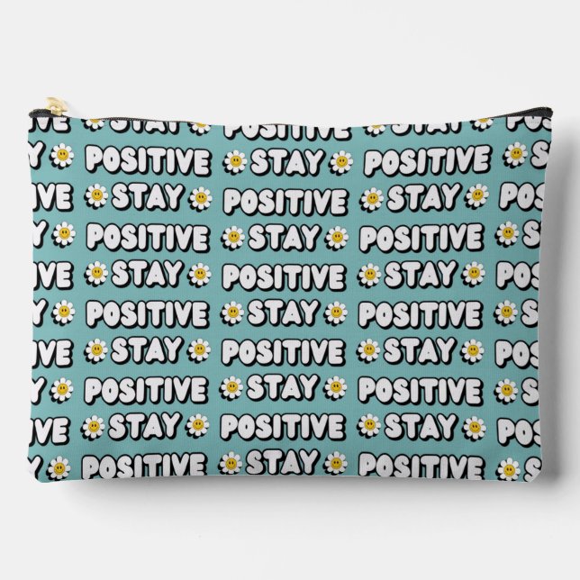 Bolsito Accesorio Grande Stay Positive (Anverso)