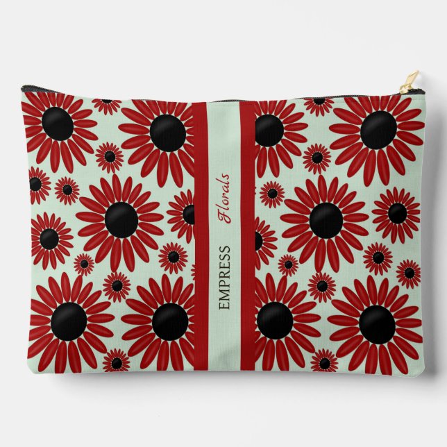 Bolsito Accesorio Grande Suave Empress Florals Terciopelo Empress (Reverso )