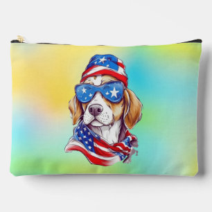 Bolsito Accesorio Grande Sublimación de perro del 4 de julio-66361