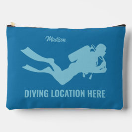 Bolsito Accesorio Grande Submarinismo con texto y nombre personalizado