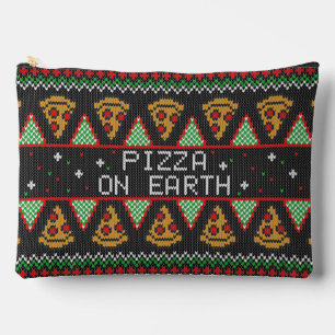 Bolsito Accesorio Grande Suéter de Navidades feos de Pizza