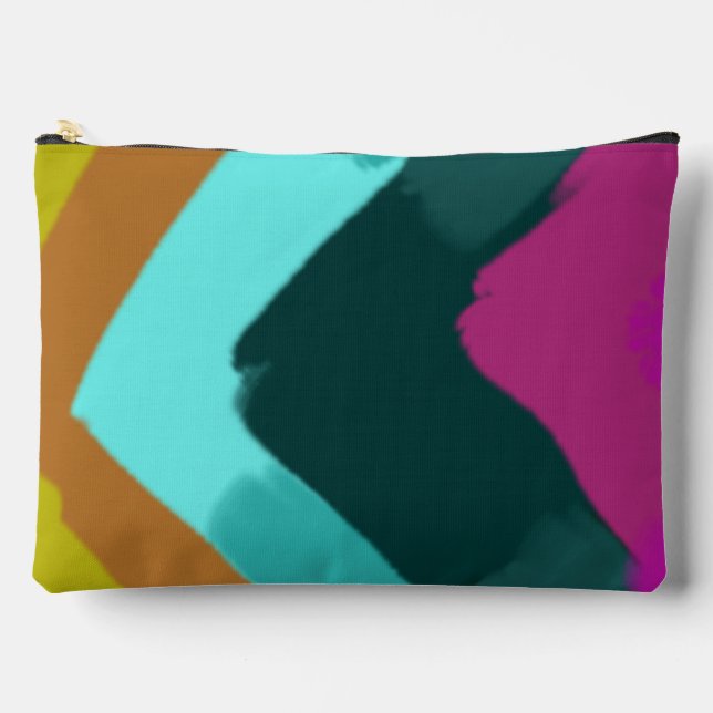 Bolsito Accesorio Grande Summer Splash Colorful Abstract Art  (Anverso)