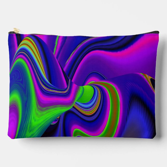 Bolsito Accesorio Grande Summerrainbow , Resumen del Rainbowart 3D (Anverso)