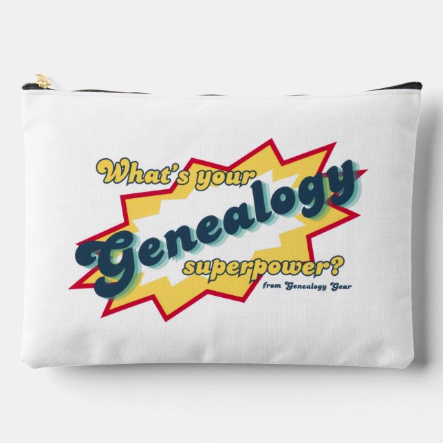 Bolsito Accesorio Grande Superpoder Genealógico (Anverso)