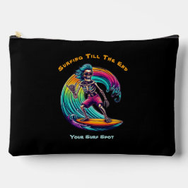 Bolsito Accesorio Grande Surfista De Esqueleto En Ola