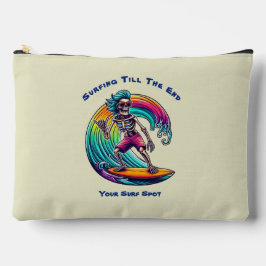 Bolsito Accesorio Grande Surfista De Esqueleto En Ola