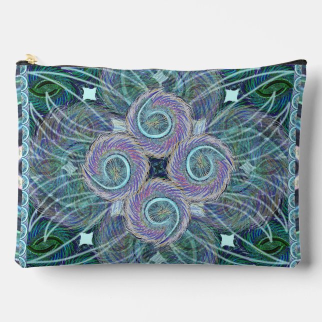 Bolsito Accesorio Grande Susea Blu Studios Feather Pouch (grande) (Anverso)