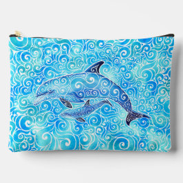 Bolsito Accesorio Grande Swirly Dolphin